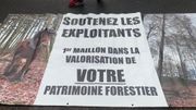 Manifestation secteur "bois" à Namur : l'Avenue Prince de Liège bloquée Manifestation secteur "bois" à Namur : l'Avenue Prince de Liège bloquée
