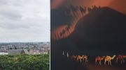 Mons et la terre vues du ciel: les photos de Yann Arthus-Bertrand au pied du beffroi Mons et la terre vues du ciel: les photos de Yann Arthus-Bertrand au pied du beffroi