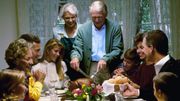 Family at Thanksgiving Dinner Family at Thanksgiving Dinner