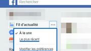 Plusieurs (petites) options sont proposées pour le fil d'actualité. Plusieurs (petites) options sont proposées pour le fil d'actualité.