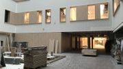 Les aménagements sont en cours dans les espaces d'accueil du public Les aménagements sont en cours dans les espaces d'accueil du public