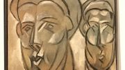 "Deux visages" (détail) "Deux visages" (détail)