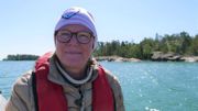 Gun-Mari Lindholm, la présidente du parlement, se rend à son travail en bateau Gun-Mari Lindholm, la présidente du parlement, se rend à son travail en bateau