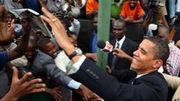 En août 2006, Barack Obama s'était rendu au Kenya. Il était alors sénateur de l'Illinois. (Reuters) En août 2006, Barack Obama s'était rendu au Kenya. Il était alors sénateur de l'Illinois. (Reuters)