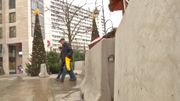Des blocs de béton sont placés tout autour du Marché de Noël. Des blocs de béton sont placés tout autour du Marché de Noël.