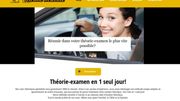 Site internet d'une société qui promet 100% de réussite au permis théorique Site internet d'une société qui promet 100% de réussite au permis théorique