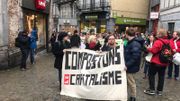 Mons: les rues du centre-ville bondées de manifestants Mons: les rues du centre-ville bondées de manifestants