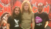 Cyril, Dave Mustaine et Michael Leonard Cyril, Dave Mustaine et Michael Leonard