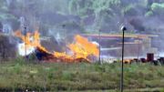 Un incendie détruit des palettes du groupe Mestdagh à Jumet Un incendie détruit des palettes du groupe Mestdagh à Jumet