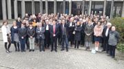100 acteurs de la justice réunis devant le tribunal de Bruges 100 acteurs de la justice réunis devant le tribunal de Bruges
