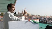 Rahul Gandhi s'adresse au public le 12 mars 2019 à Gandhinagar, dans l'État du Gujarat. Rahul Gandhi s'adresse au public le 12 mars 2019 à Gandhinagar, dans l'État du Gujarat.