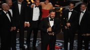Le réalisateur d'"Argo", Ben Affleck, pendant son discours de remerciements. Le réalisateur d'"Argo", Ben Affleck, pendant son discours de remerciements.