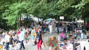 La "Foire aux puces " à TILFF rassemblant plus de 500 exposants et drainant chaque année, le jour du 15 Août, plus de 10.000 personnes La "Foire aux puces " à TILFF rassemblant plus de 500 exposants et drainant chaque année, le jour du 15 Août, plus de 10.000 personnes
