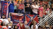 Les supporters de Donald Trump lors d'un meeting en Floride à Jacksonville Les supporters de Donald Trump lors d'un meeting en Floride à Jacksonville