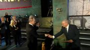 Inauguration de la stèle par Vladimir Poutine, à Jérusalem Inauguration de la stèle par Vladimir Poutine, à Jérusalem
