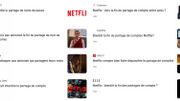Capture d'écran d'une recherche dans Google Actualités : la nouvelle d'une lutte contre le partage de compte Netflix s'est rapidement répandue. Capture d'écran d'une recherche dans Google Actualités : la nouvelle d'une lutte contre le partage de compte Netflix s'est rapidement répandue.