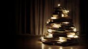 christmas tree made of books christmas tree made of books