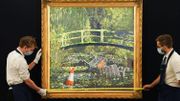 Le tableau de Banksy d'après Monet adjugé à 8,5 millions d'euros Le tableau de Banksy d'après Monet adjugé à 8,5 millions d'euros