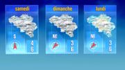Beaucoup de grisaille ce week-end Beaucoup de grisaille ce week-end