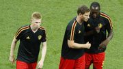 Kevin De Bruyne, Jan Vertonghen et Romelu Lukaku Kevin De Bruyne, Jan Vertonghen et Romelu Lukaku