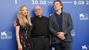 Amanda Seyfried, Paul Schrader et Ethan Hawke à la Mostra Amanda Seyfried, Paul Schrader et Ethan Hawke à la Mostra