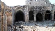 Le site du Krak des Chevaliers, à la frontière syro-libanaise, n'est plus que décombres Le site du Krak des Chevaliers, à la frontière syro-libanaise, n'est plus que décombres