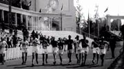 Les marcheurs, au Stade Olympique d'Anvers Les marcheurs, au Stade Olympique d'Anvers