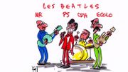 Illustration du débat de Mise au Point, par Pierre Kroll Illustration du débat de Mise au Point, par Pierre Kroll