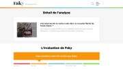 Faky classe les articles sur une échelle de fiabilité allant de 1 à 5. Faky classe les articles sur une échelle de fiabilité allant de 1 à 5.