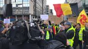 Gilets jaunes à Bruxelles: les premières actions sont en cours (photos) Gilets jaunes à Bruxelles: les premières actions sont en cours (photos)