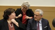 Maggie De Block, Muriel Gerkens et Kris Peeters. Maggie De Block, Muriel Gerkens et Kris Peeters.
