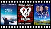 Les Sorties Cinéma : Adieu Les Cons – Slalom – Poly Les Sorties Cinéma : Adieu Les Cons – Slalom – Poly