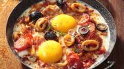 Recette : Oeufs cocotte aux calamars à l'espagnole Recette : Oeufs cocotte aux calamars à l'espagnole