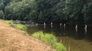 La "plage" de Sy est pourtant très prisée par les baigneurs en temps de canicule La "plage" de Sy est pourtant très prisée par les baigneurs en temps de canicule