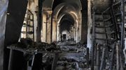 La Mosquée omeyyade d’Alep, ravagée par les combats entre rebelles et forces armées syriennes. La Mosquée omeyyade d’Alep, ravagée par les combats entre rebelles et forces armées syriennes.
