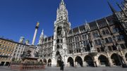 Grand Place de Munich (Bavière) vide, en mars 2020 Grand Place de Munich (Bavière) vide, en mars 2020
