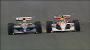 Espagne 1991 : Mansell et Senna les yeux dans les yeux à 200 km/h Espagne 1991 : Mansell et Senna les yeux dans les yeux à 200 km/h