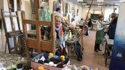 Un des ateliers de peinture de l'Académie des Beaux-Arts de Namur. Un des ateliers de peinture de l'Académie des Beaux-Arts de Namur.