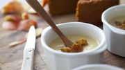 Recette : soupe crémeuse pommes-pain d'épices Recette : soupe crémeuse pommes-pain d'épices