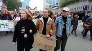 Avant la crise sanitaire, Adélaïde Charlier menait de nombreuses marches pour le climat. Avant la crise sanitaire, Adélaïde Charlier menait de nombreuses marches pour le climat.