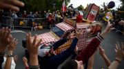 Un véhicule Cochonou dans la caravane du Tour de France, le 2 juillet 2017. Un véhicule Cochonou dans la caravane du Tour de France, le 2 juillet 2017.