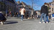 Des manifestants pacifistes étaient réunis à Namur Des manifestants pacifistes étaient réunis à Namur