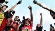 Jakobsen s'impose à Madrid, Roglic remporte son premier grand Tour Jakobsen s'impose à Madrid, Roglic remporte son premier grand Tour