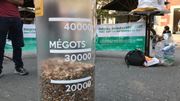 Namur ramasse 24.000 mégots de cigarette en 3 petites heures Namur ramasse 24.000 mégots de cigarette en 3 petites heures