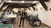 Laurence Chauvier, professeur de gravure, est enchanté de travailler dans son nouvel espace.
Laurence Chauvier, professeur de gravure, est enchanté de travailler dans son nouvel espace.