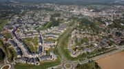 Il y a cinquante ans, il n'y avait ici que des champs avant que ne soit créé Louvain-la-Neuve. Ici une vue aérienne du quartier des Bruyères Il y a cinquante ans, il n'y avait ici que des champs avant que ne soit créé Louvain-la-Neuve. Ici une vue aérienne du quartier des Bruyères
