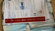 Une partie des 50.000 masques chirurgicaux offerts par Turkoz Fatih et sa société Produstore à plusieurs hôpitaux bruxellois, avec leur certificat officiel d'homologation Une partie des 50.000 masques chirurgicaux offerts par Turkoz Fatih et sa société Produstore à plusieurs hôpitaux bruxellois, avec leur certificat officiel d'homologation