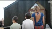 Armelle au musée de la laine avec ses 2 fils Armelle au musée de la laine avec ses 2 fils