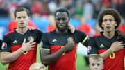 Jan Vertonghen, Romélu Lukaku et Axel Witsel Jan Vertonghen, Romélu Lukaku et Axel Witsel