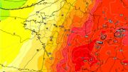 IMAGE 1 : modèle GFS : l'air frais océanique revient par l'ouest IMAGE 1 : modèle GFS : l'air frais océanique revient par l'ouest